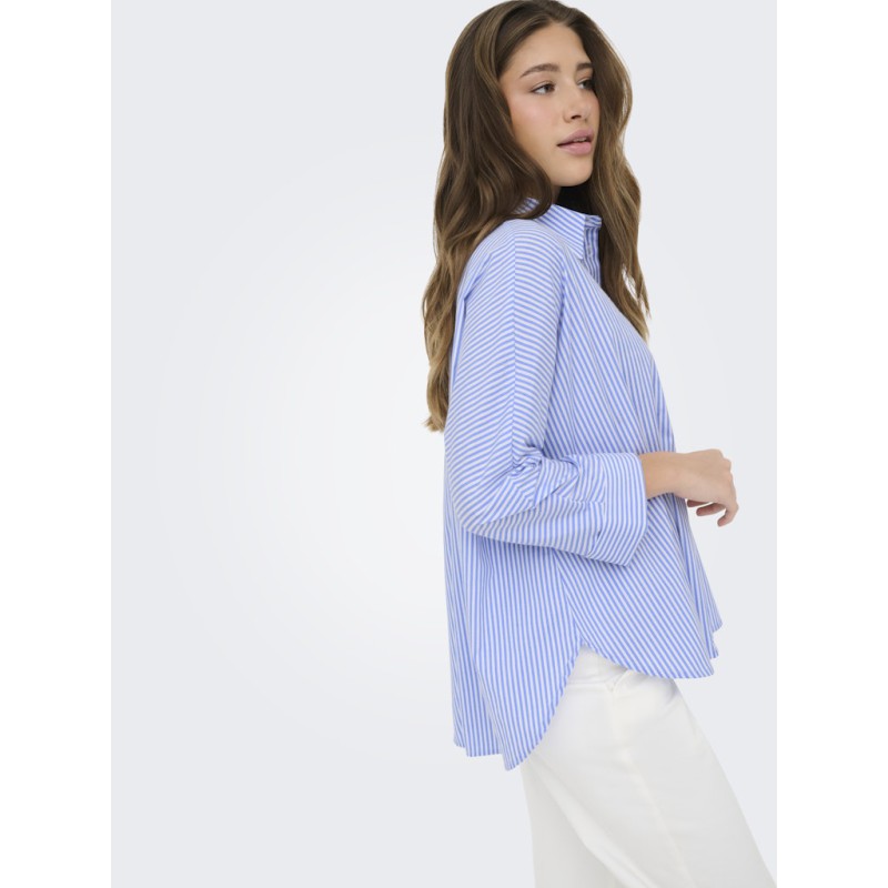 ONLY Grace Bersa L/S Skjorte - Brunnera Blue