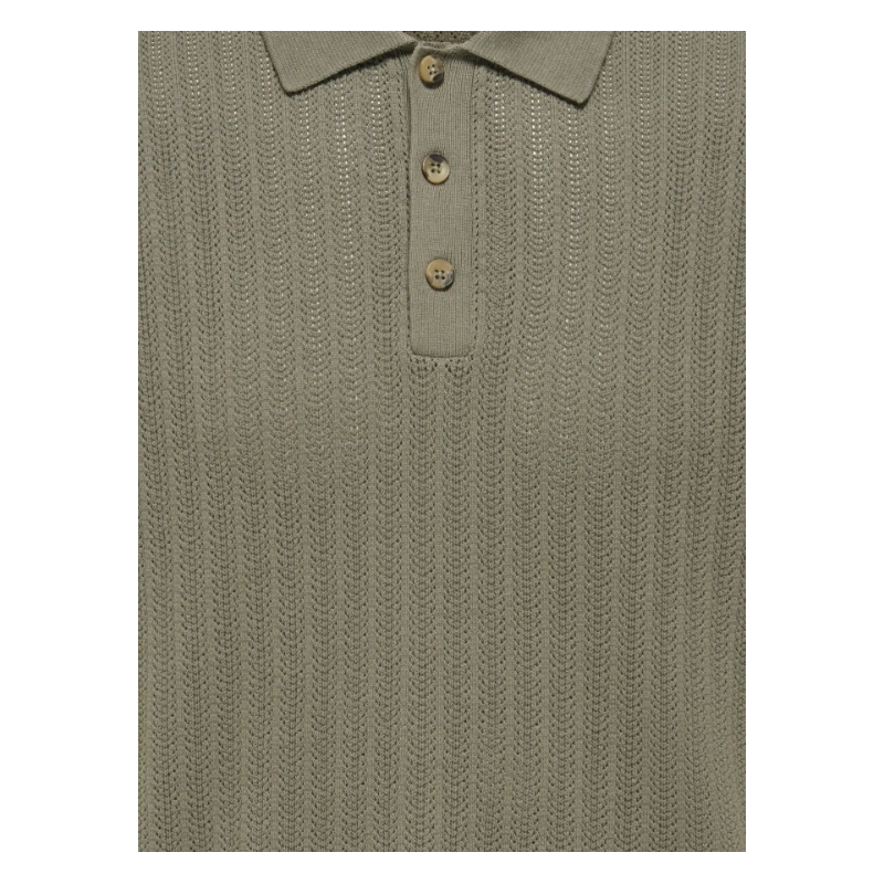 ONLY & SONS Moon Regular S/S Strik Polo - Bungee Cord