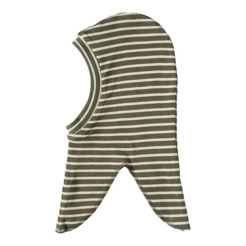 NAME IT Mini Moe Elefanthue- Olive Night / Stribet