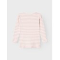 NAME IT Mini Suraja Xslim RibStrik Top - Parfait Pink