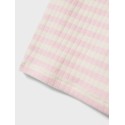 NAME IT Mini Suraja Xslim RibStrik Top - Parfait Pink