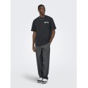 ONLY & SONS Miro Loose Chino Bukser - Dark Grey Melange
