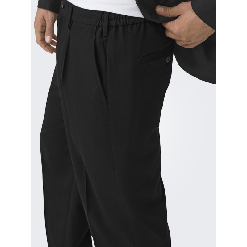 ONLY & SONS Miro Loose Chino Bukser - Sort