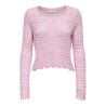 JDY Sun Lay Strik Pullover - Fragrant Lilac