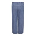 ONLY CARMAKOMA Yasmin HW Stribet Bukser - Medium Blue Denim