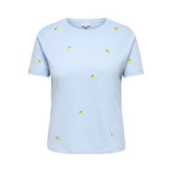 ONLY CARMAKOMA Ketty S/S Top - Cashmere Blue