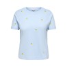 ONLY CARMAKOMA Ketty S/S Top - Cashmere Blue