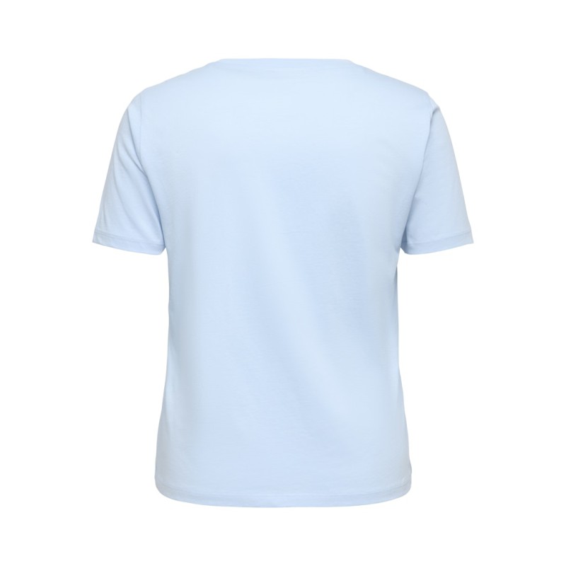 ONLY CARMAKOMA Ketty S/S Top - Cashmere Blue