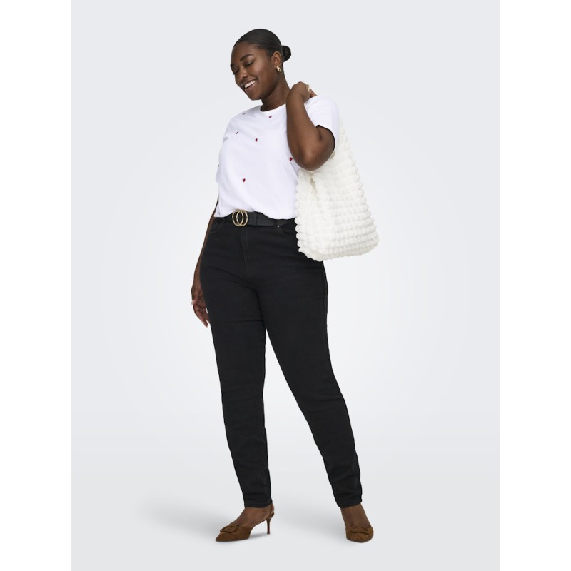 ONLY CARMAKOMA Ketty S/S Top - Bright White