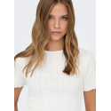 ONLY Tenna Rund Hals T-shirt - Cloud Dancer
