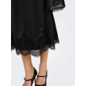 ONLY Bella Satin Blonde Nederdel - Sort