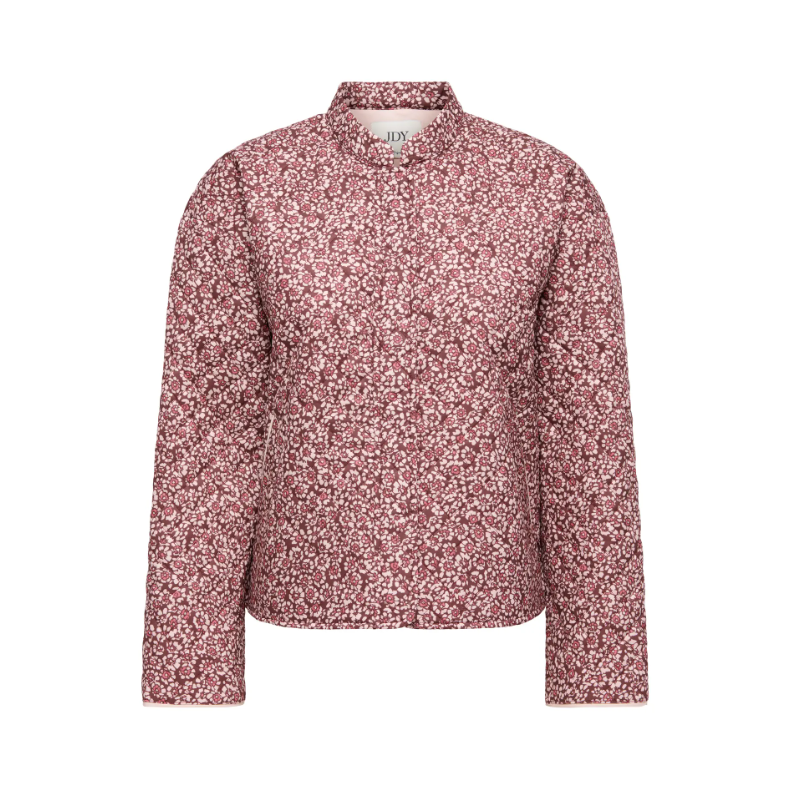 JDY Fia L/S Quiltet Jakke - Madder Brown