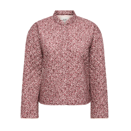 JDY Fia L/S Quiltet Jakke - Madder Brown