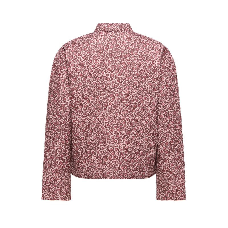 JDY Fia L/S Quiltet Jakke - Madder Brown