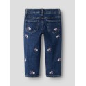 NAME IT MINI Bella Mom Jeans 1224 - Blue Denim / Flower