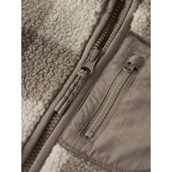 NAME IT Mini Monico Ternet Sherpa Jakka - Fossil
