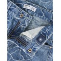NAME IT Kids Rose Wide Jeans - Medium Blue Denim