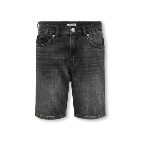 ONLY & SONS Junior Edge Denim Shorts - Washed Black