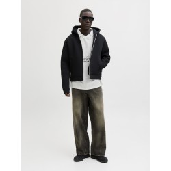 JACK & JONES Dust Piping Football T-shirt - Bright White