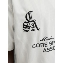 JACK & JONES Dust Piping Football T-shirt - Bright White