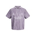 JACK & JONES Dust Piping Football T-shirt - Purple Ash