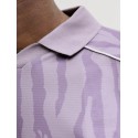 JACK & JONES Dust Piping Football T-shirt - Purple Ash