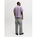 JACK & JONES Dust Piping Football T-shirt - Purple Ash