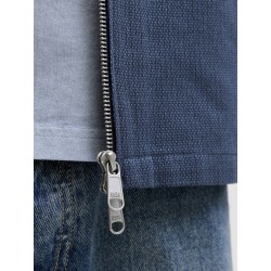 JACK & JONES Blurayle Hør L/S Lynlås Skjorte - Sky captain