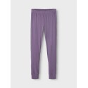 NAME IT Mini Lilla Blomster Nattøjssæt - Purple Heather