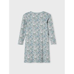NAME IT Mini L/S Blomster Natkjole - Lead