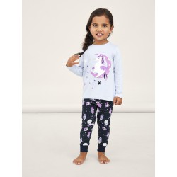 NAME IT Mini Enhjørning Nattøjssæt - Heather