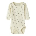 NAME IT Baby Dortheas L/S Bodystocking - Pear Sorbet
