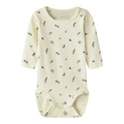 NAME IT Baby Dortheas L/S Bodystocking - Pear Sorbet