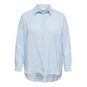 ONLY CARMAKOMA Zazima L/S Loose Fit Skjorte - Chambray Blue