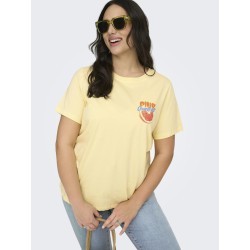 ONLY CARMAKOMA Bolette T-shirt - Sunlight