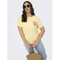 ONLY CARMAKOMA Bolette T-shirt - Sunlight