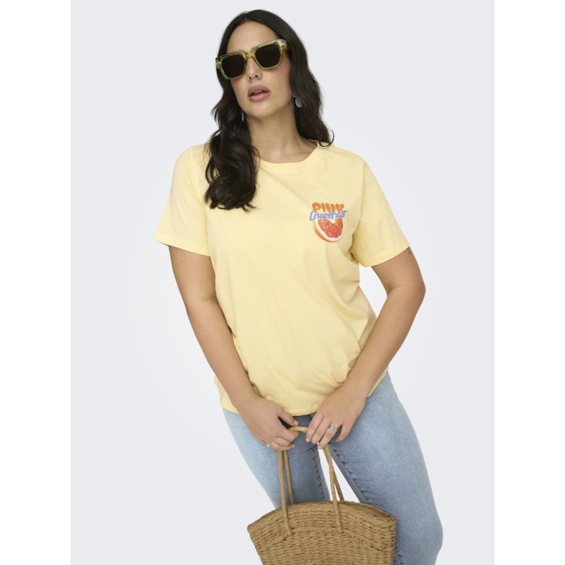 ONLY CARMAKOMA Bolette T-shirt - Sunlight