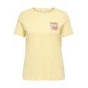 ONLY CARMAKOMA Bolette T-shirt - Sunlight