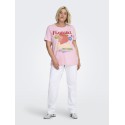 ONLY CARMAKOMA Bolette T-shirt - Romance Rose