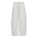 ONLY Tamy HW Barrel Denim - Ecru