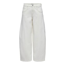 ONLY Tamy HW Barrel Denim - Ecru