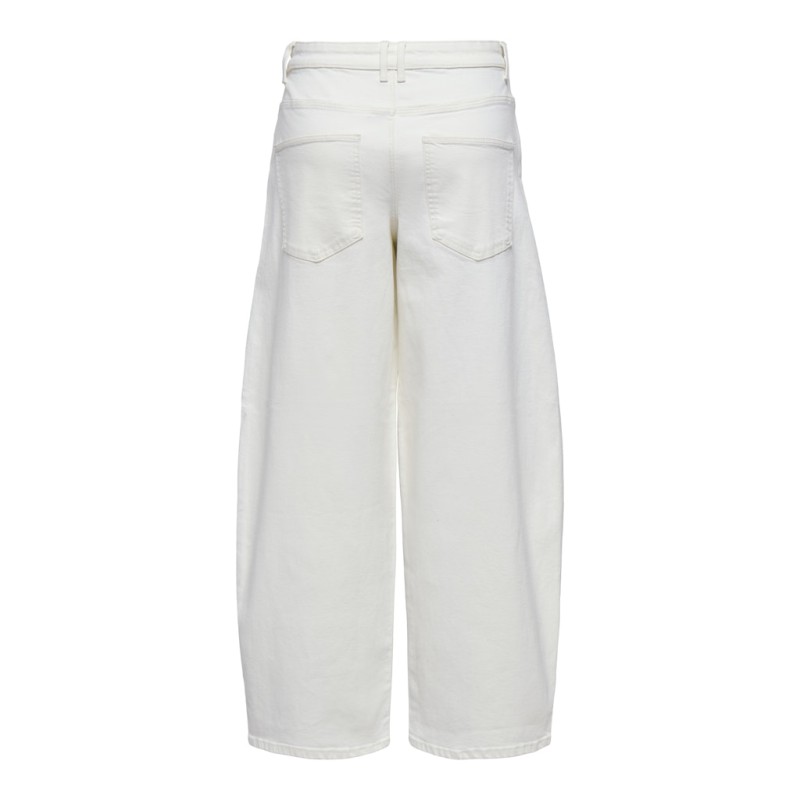 ONLY Tamy HW Barrel Denim - Ecru