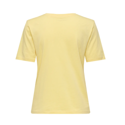 ONLY Happy S/S Rund Hals T-shirt - Sunlight