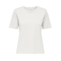 ONLY Happy S/S Rund Hals T-shirt - Cloud Dancer