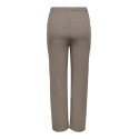 ONLY CARMAKOMA Siesta HW Pull-up Hør Bukser - Walnut