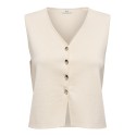 JDY Astra S/L Vest - Eggnog
