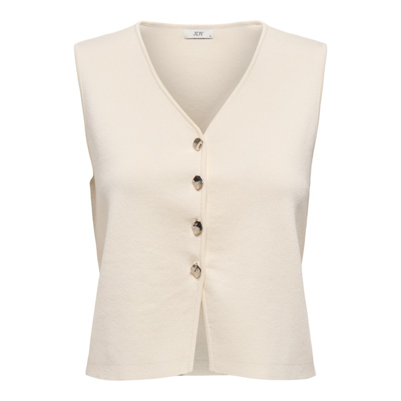 JDY Astra S/L Vest - Eggnog