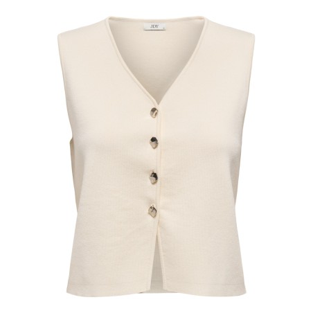 JDY Astra S/L Vest - Eggnog