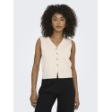 JDY Astra S/L Vest - Eggnog