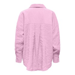 ONLY Zazima L/S Loose Fit Skjorte - Pink Lady